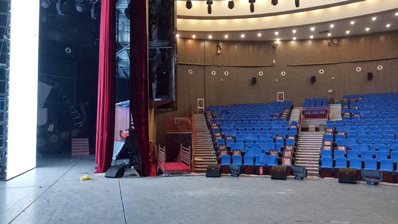 劇場91香蕉视频下载地址係統在演出中的擺放位置