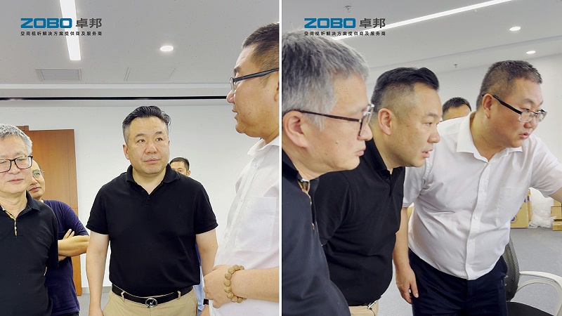 ZOBO香蕉视频APP在线观看張新峰與協會領導走訪中建電子信息技術有限公司，共商發展大計