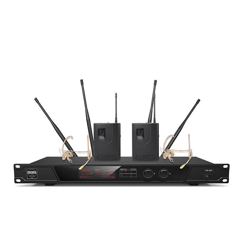 GR-500 真分集一拖二 頭戴、領夾