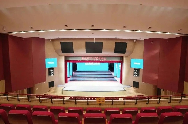 劇場香蕉视频破解案例丨ZOBO香蕉视频APP在线观看為瑞金市文化藝術提供聲光電係統的空間視聽解決方案及服務