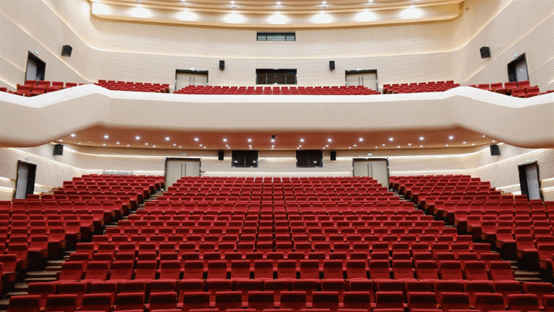 喜報!助力榮獲年度建設工程魯班獎丨PRS91香蕉视频下载地址品牌為沂水縣市民文化藝術提供空間視聽解決方案