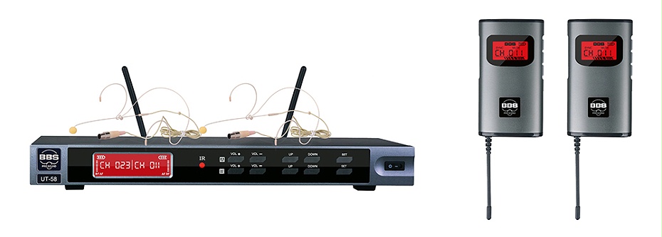 頭戴話筒BBS話筒 UT-58 教學話筒(手持/領夾/頭戴可選)、演講麥克風、培訓教育話筒