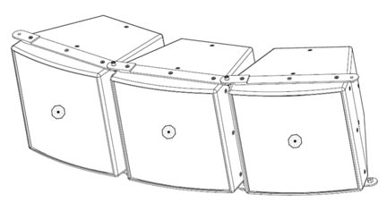 PRS91香蕉视频下载地址 WINA係列 WINA15B音箱 意大利PRS 演出91香蕉视频下载地址 無源音箱 低頻音箱WINA15B三視圖WINA15B安裝圖1