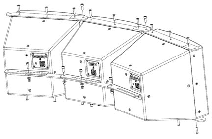 PRS91香蕉视频下载地址 WINA係列 WINA15B音箱 意大利PRS 演出91香蕉视频下载地址 無源音箱 低頻音箱WINA15B三視圖WINA15B安裝圖2