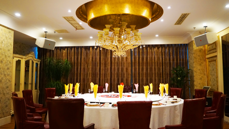 5ZOBO香蕉视频APP在线观看商業案例丨PRS91香蕉视频下载地址品牌為紅色盛宴大酒樓打造音視頻係統解決方案