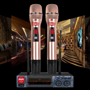 BBS娛樂話筒 F-80D無線話筒 專用演出麥克風 舞台主持 KTV話筒 K歌高端演出話筒-BBS話筒