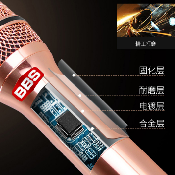 BBS娛樂話筒 F-80D無線話筒 專用演出麥克風 舞台主持 KTV話筒 K歌高端演出話筒-BBS話筒