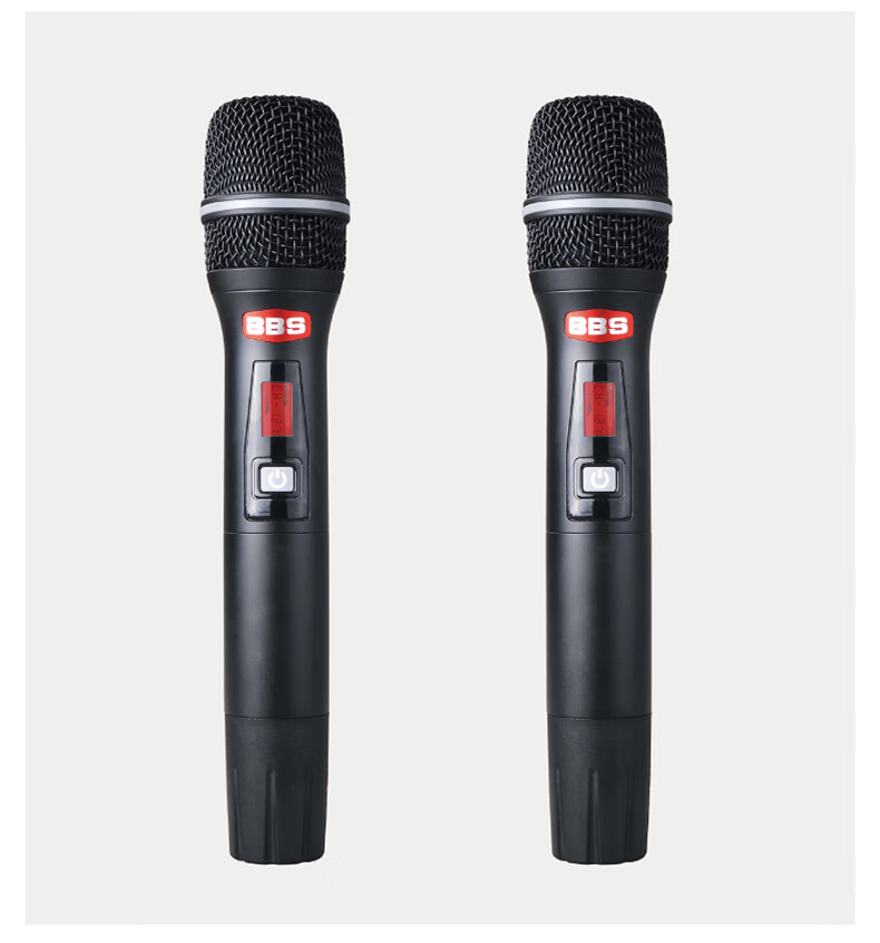 BBS娛樂話筒 HP-1 一拖二無線話筒 無線麥克風 真分集話筒 舞台演出會議婚慶主持7