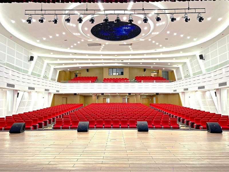 ZOBO香蕉视频APP在线观看劇場香蕉视频破解產品案例PRS產品為花川文化禮堂打造音視頻係統解決方案